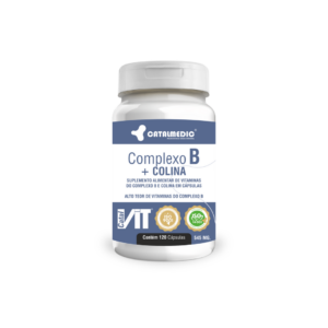 Complexo B + Colina - 120 Cápsulas - Suplemento Alimentar De Vitaminas Do Complexo B e Colina Em Cápsulas