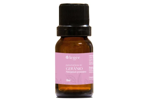 Óleo essencial de Gerânio Bourbon (Pelargonium graveolens) - 10mL - Imagem 1
